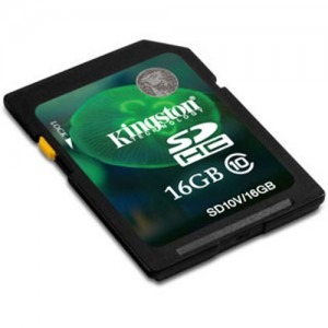 Kingston SDHC 16GB Clasa 10