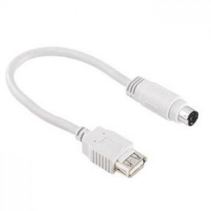 Hama 1x USB 2.0 Female - 1x PS/2 Male