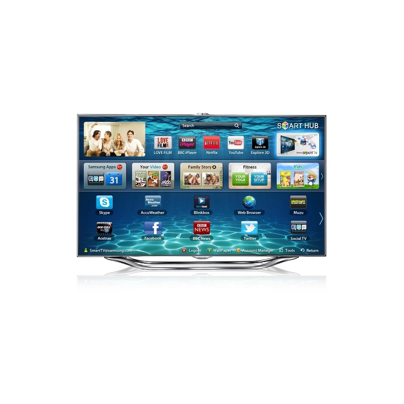 Televizor Led Samsung Smart Tv Ue46es8000 Seria Es8000 116cm Full Hd 3d