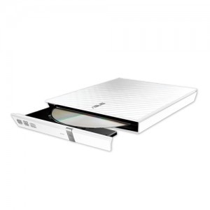 ASUS ASUS SDRW-08D2S-U LITE DVD writer extern 8X ultra-subtire, suport M-DISC, compatibil cu Windows si Mac OS, ASUS Webstorage gratuit 12 luni, Nero BackItUp, E-Green, Alb