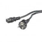 Hama Schuko Male - IEC 320 C13 Female, 2.5m, black