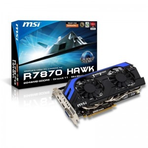 MSI Radeon HD7870 Hawk 2GB GDDR5 256-bit