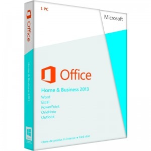 Microsoft Office Home and Business 2013 ENG, 32-bit/x64, 1 PC, Medialess - FPP
