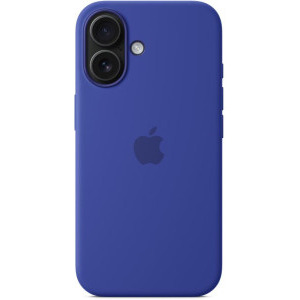 Apple Protectie pentru spate, material silicon, cu MagSafe pentru iPhone 16, culoare Ultramarine