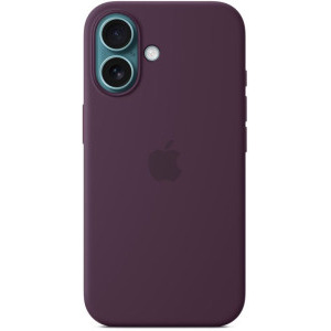 Apple Protectie pentru spate, material silicon, cu MagSafe pentru iPhone 16 Plus, culoare Plum