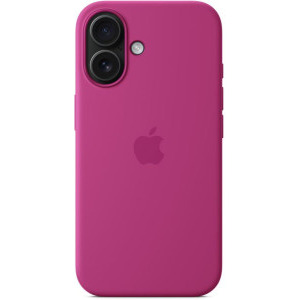 Apple Protectie pentru spate, material silicon, cu MagSafe pentru iPhone 16 Plus, culoare Fuchsia