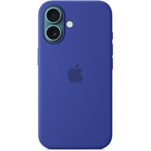 Apple Protectie pentru spate, material silicon, cu MagSafe pentru iPhone 16 Plus, culoare Ultramarine