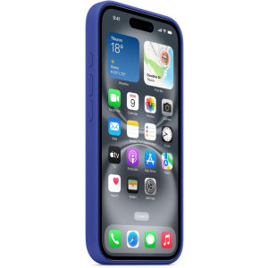 Apple Protectie pentru spate, material silicon, cu MagSafe pentru iPhone 16 Plus, culoare Ultramarine