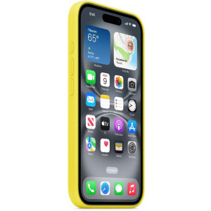 Apple Protectie pentru spate, material silicon, cu MagSafe pentru iPhone 16 Plus, culoare Star Fruit