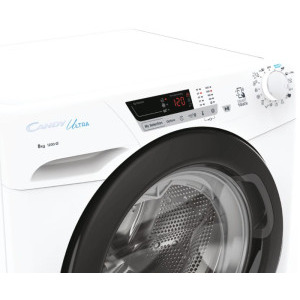 Candy HCU1282DWB4/1-S, 8 kg, 1200 RPM, Clasa B, Kilo Detector, Alb