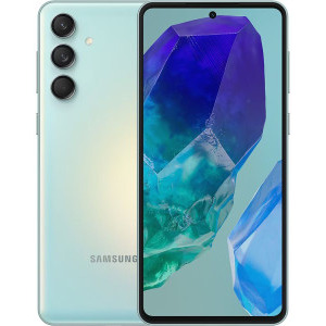 Smartphone Samsung Galaxy M55, Snapdragon 7 Gen.1, 128GB, 8GB RAM, Dual SIM, 5G, 4-Camere, Light Green