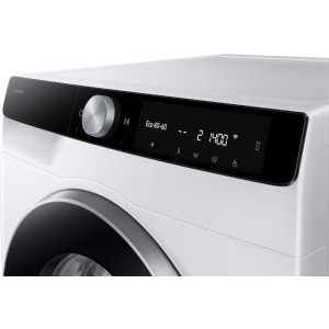 Samsung WW90DG6U25LKU4, 9 kg, 1400 RPM, Clasa A, Digital Inverter, AI EcoBubble, Super Speed, AI Energy, Alb