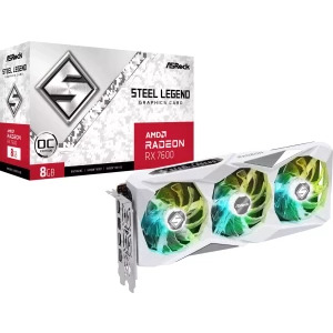 ASRock Radeon RX 7600 Steel Legend OC 8GB GDDR6 1‎28-bit