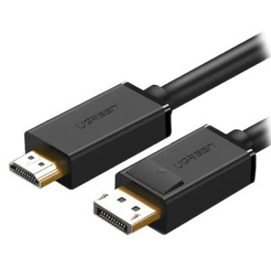 Cablu video Ugreen DP101 DisplayPort Male - HDMI Male, 1.5 m, Negru