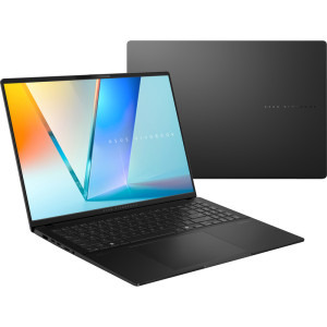 ASUS 16'' Vivobook S 16 OLED M5606KA, 3K 120Hz, Procesor AMD Ryzen™ Al 7 350 (16M Cache, up to 5.0 GHz), 24GB LPDDR5X, 1TB SSD, AMD Radeon 860M, No OS, Neutral Black