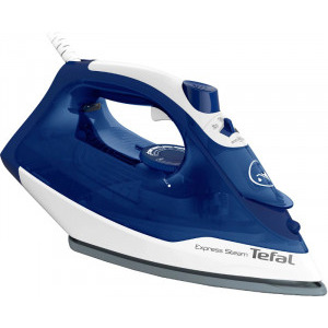 Tefal Fier de calcat Express Steam FV2838E0, 2400W, 40g/min, Alb/Albastru
