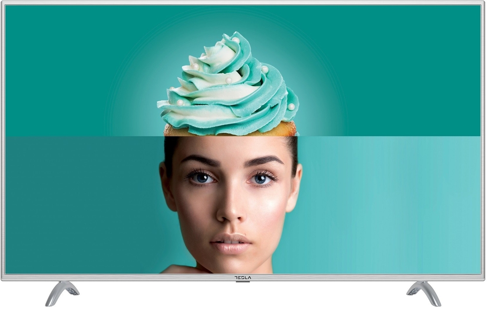 Televizor LED Tesla Smart TV 50T617SUS Seria T617SUS 127cm argintiu 4K UHD HDR