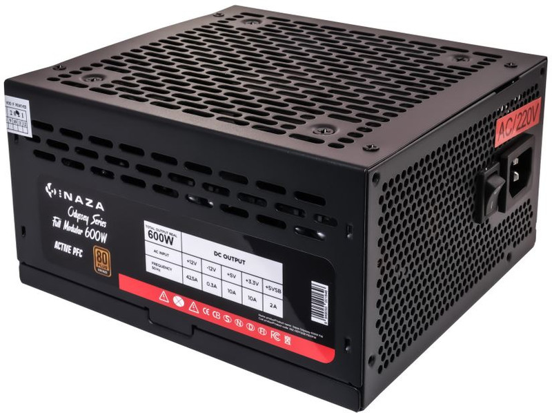 Sursa Inaza Odyssey FM, 80+ Bronze, 600W