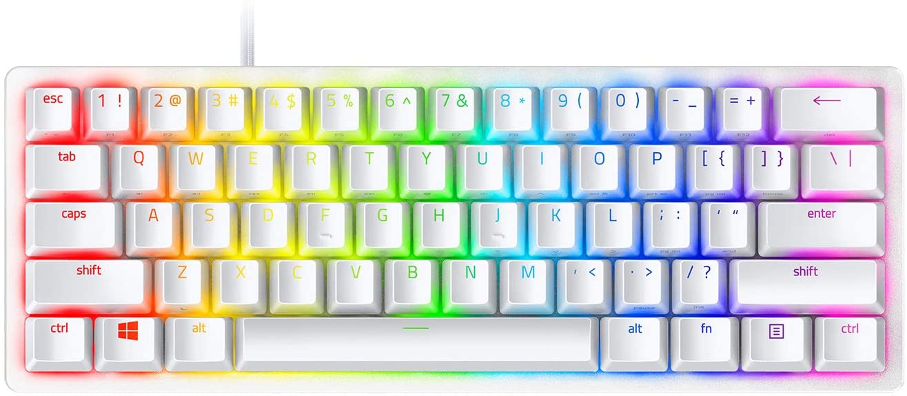 Tastatura Gaming Razer Huntsman Mini Mercury Edition Clicky Optical Switch ​Mecanica