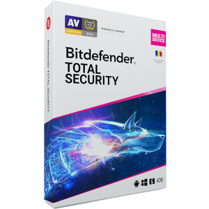 Antivirus Bitdefender Total Security Multi-Device, 5 Dispozitive, 2 Ani, Licenta noua, Retail