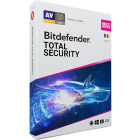 Antivirus Bitdefender Total Security Multi-Device, 10 Dispozitive, 2 Ani, Licenta noua, Retail