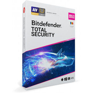 Bitdefender Total Security Multi-Device, 5 Dispozitive, 3 Ani, Licenta noua, Retail