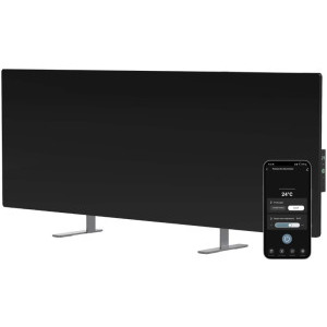 AENO Convector electric AGH0004S, 700 W, Wi-Fi, Display LED, Infrarosu, Negru