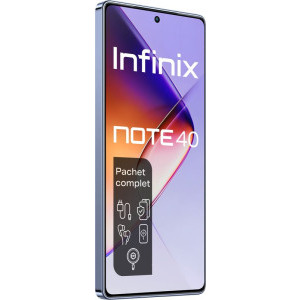 INFINIX NOTE 40, 256GB, 8GB RAM, Dual SIM, 4G, 4-Camere, Obsidian Black