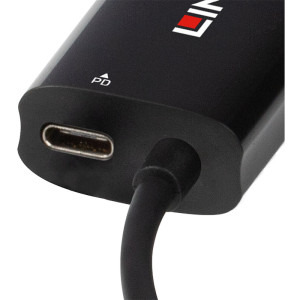 LINDY Gigabit USB 3.2 Tip C cu Power Delivery 3.0