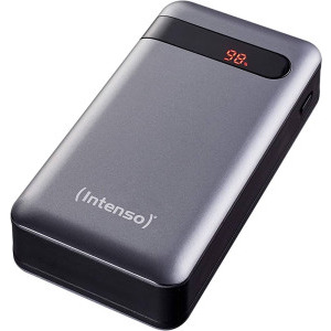 Intenso PD20000, 20000 mAh, 1x USB, 1x USB-C, 3A, cu tehnologia Quick Charge 3.0, Anthracite