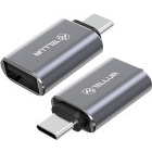 Cablu de date / adaptor Tellur Adaptor USB-C Male la USB Female, 10Gbps, 3A, Grey