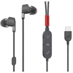 Lenovo Office/Call Center, Go USB-C ANC In-Ear Storm Grey