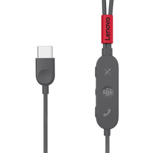 Lenovo Office/Call Center, Go USB-C ANC In-Ear Storm Grey