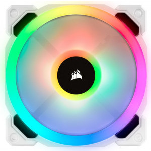 Corsair LL120 White RGB LED 120mm Three Fan Pack