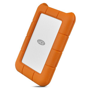 LaCie Rugged 2.5 inch 1TB USB C Orange