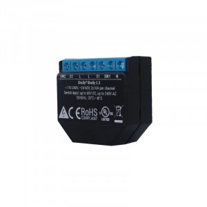Shelly 2.5 inteligent pentru automatizari, Wi-Fi, 20 A, Control aplicatie
