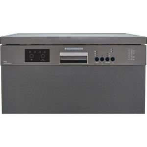 Heinner HDW-FS6006DGE++, 12 seturi, 6 programe, Clasa E, Half Load, AquaStop, 60 cm, Antracit