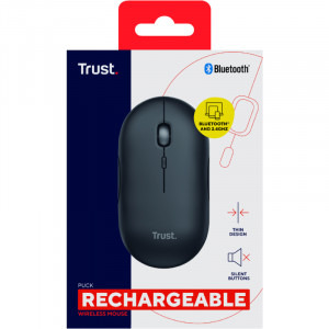 Trust Puck, Wireless/Bluetooth, Black