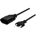 Cablu componente Logilink Europlug Male - Europlug Female, 1m, negru