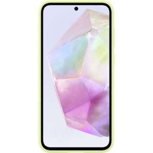 Samsung Capac protectie spate Silicon Lime pentru Galaxy A35 5G