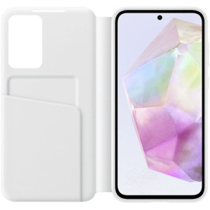 Samsung Husa de protectie tip Book Smart View White pentru Galaxy A35 5G