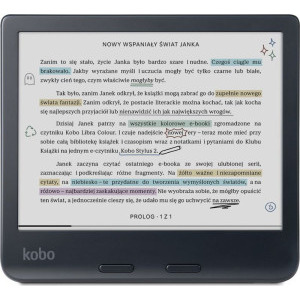 RAKUTEN KOBO Libra Colour, 7 inch Comfort Light PRO, IPX8, 32GB, Wireless, Black