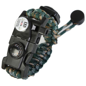 TechFit Bratara supravietuire paracord 21-in-1