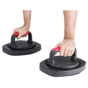 VINE FITNESS Set manere pentru flotari Negru