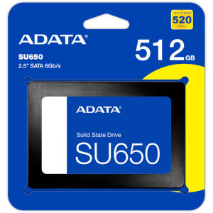 SSD ADATA Ultimate SU650 512GB SATA-III 2.5 inch - PC Garage