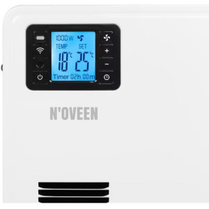 Noveen Radiator electric CH9099, 2300 W, 3 trepte, Smart, Termostat reglabil, Telecomanda