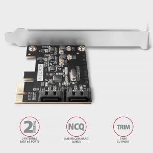AXAGON PCES-SJ2 1x PCI-E Male - 2x SATA-III Male
