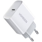 Incarcator retea Ugreen CD137, 1x USB-C, Quick Charge 20W, White