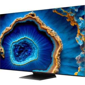 TCL Smart TV QLED Mini LED 85C805 Seria C805 215cm gri-negru 4K UHD HDR