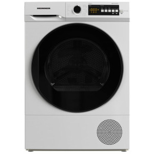 Uscator de rufe Heinner HHPD-V10T2KA++, Pompa de caldura, 10 kg, Clasa A++, Iluminare interioara, Alb